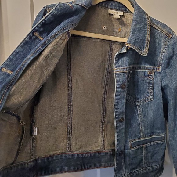Ann Taylor LOFT Denim Jean Jacket - Blue - Size 8 - Picture 4 of 7